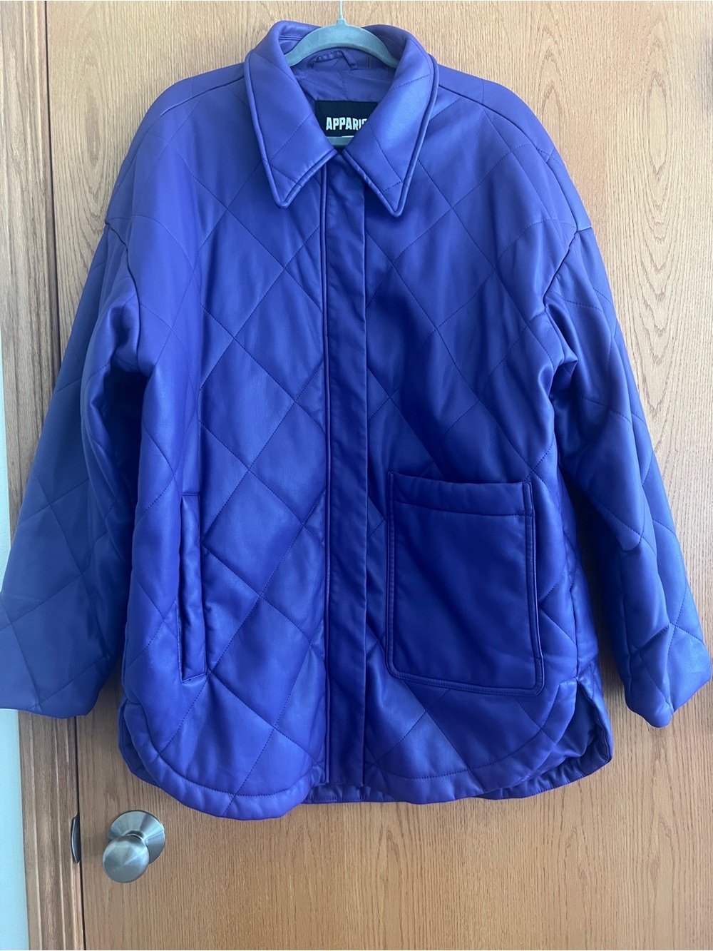 Apparis Violet Quilted Kids Puffer Jacket